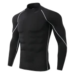 Men Sport T-shirt Quick Dry Bodybuilding Running Shirt - Image 2